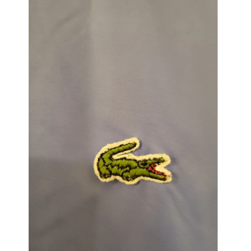 Vintage 80s Izod Lacoste Mens XL Blue Harrington Windbreaker Bomber Jacket 70s